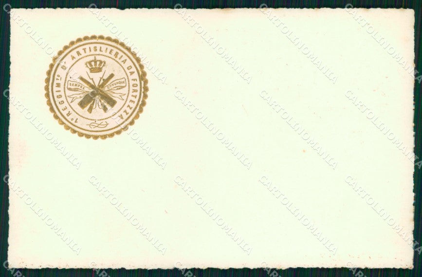 Militari 1° Reggimento Artiglieria Fortezza cartolina XB6466 – fronte