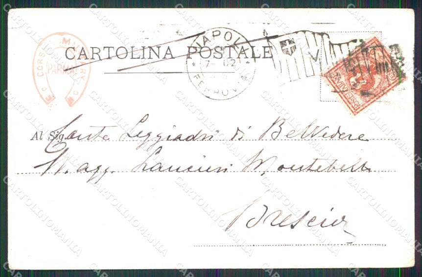 Militari 24° Reggimento Artiglieria cartolina XB6497 – retro