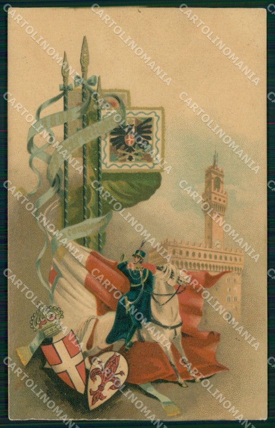 Militari 19° Reggimento Artiglieria da Campagna Firenze cartolina XB6505 – fronte
