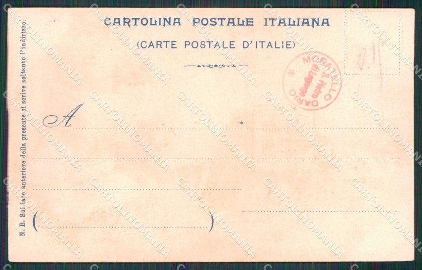 Militari 19° Reggimento Artiglieria da Campagna Firenze cartolina XB6505 – retro
