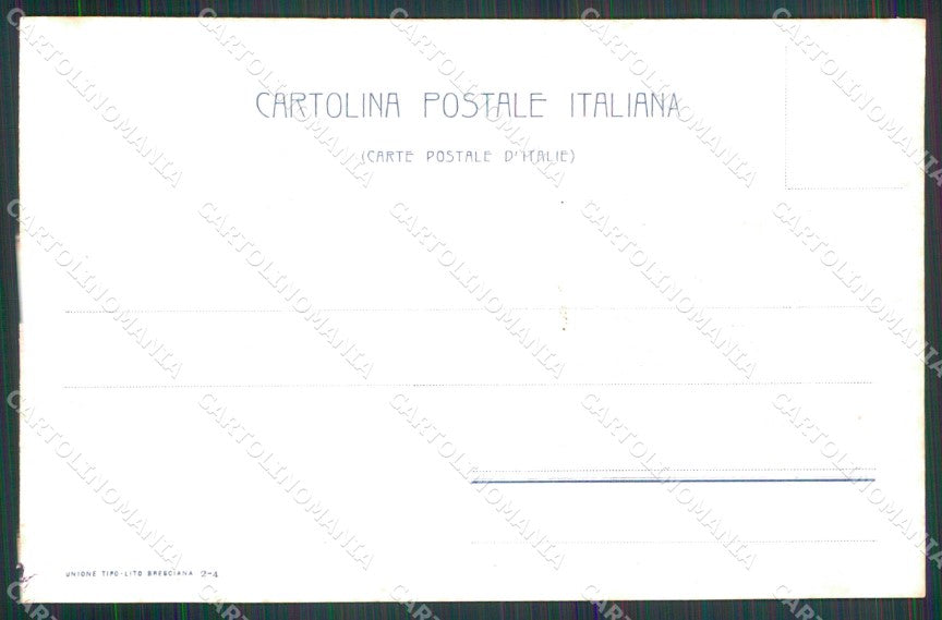 Militari 16° Reggimento Artiglieria da Campagna Brescia cartolina XB6517 – retro