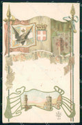 Militari 19° Reggimento Artiglieria Firenze ABRASA cartolina XB6521 – fronte