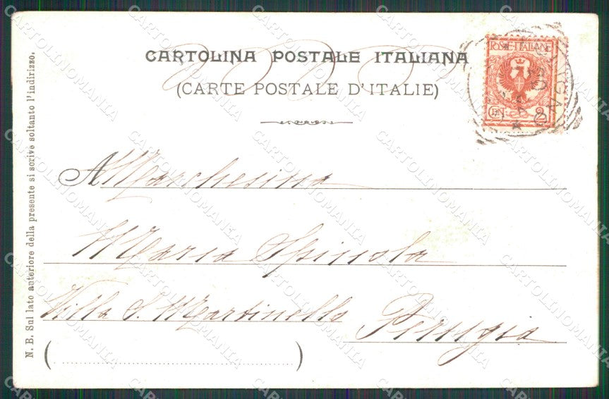 Militari 19° Reggimento Artiglieria Firenze cartolina XB6522 – retro