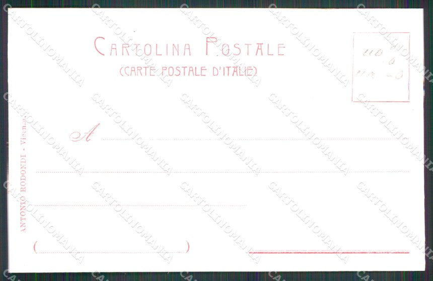 Militari 19° Reggimento Artiglieria Firenze cartolina XB6524 – retro