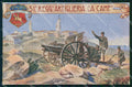 Militari 31° Reggimento Artiglieria Campagna Properzi SCOLLATA cartolina XB6546 – fronte
