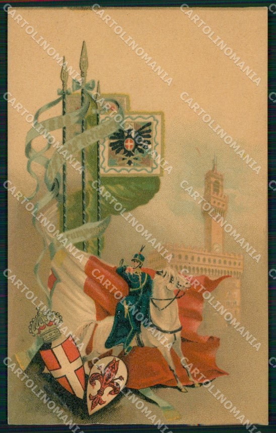 Militari 19° Reggimento Artiglieria Firenze cartolina XB6557 – fronte