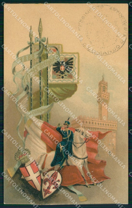 Militari 19° Reggimento Artiglieria Firenze cartolina XB6564 – fronte