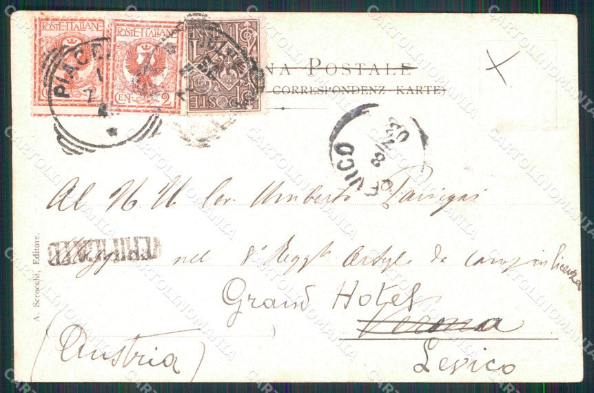 Militari 21° Reggimento Artiglieria cartolina XB6570 – retro