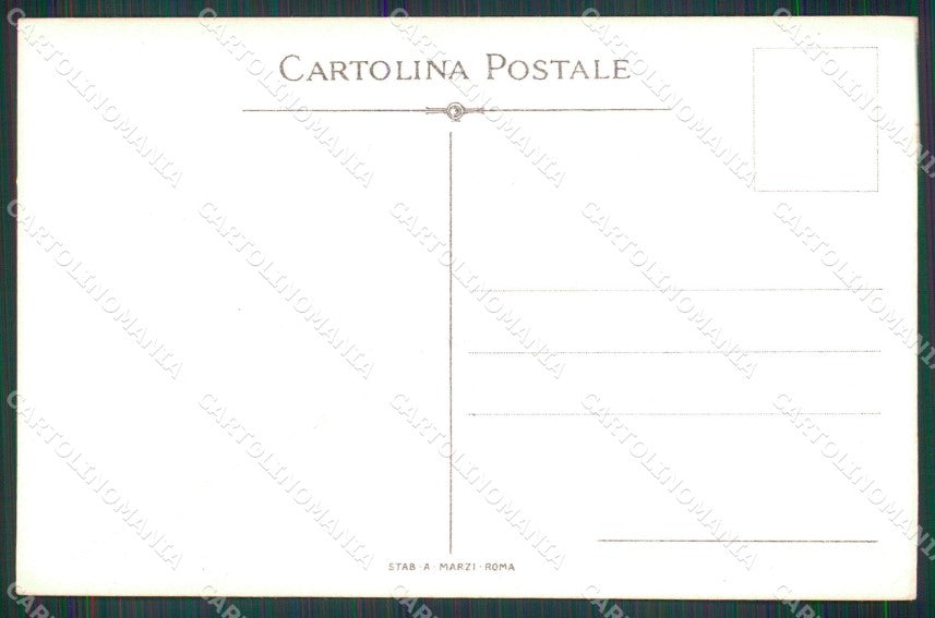 Militari Tricolore Bandiera Artiglieria cartolina XB6580 – retro
