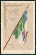 Militari Tricolore Bandiera Artiglieria PIEGHINE cartolina XB6581 – fronte