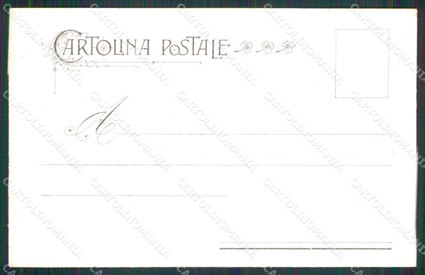 Militari 1° Reggimento Artiglieria da Costa Genova cartolina XB6598 – retro