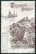 Militari 17° Reggimento Artiglieria Novara cartolina XB6611 – fronte