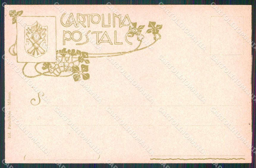 Militari 1° Reggimento Artiglieria da Fortezza cartolina XB6630 – retro