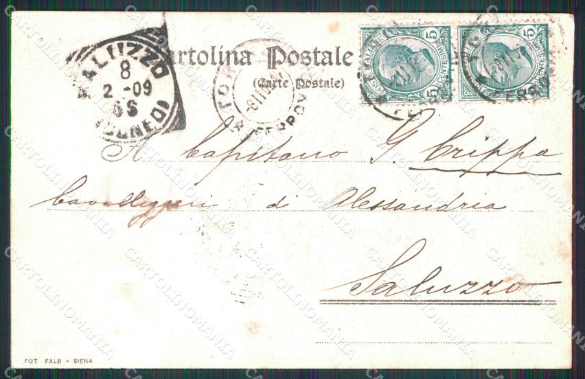 Militari 1° Reggimento Artiglieria Fortezza 5ª Brigata cartolina XB6633 – retro