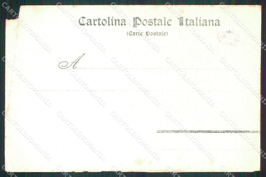 Militari 1° Regg Artig Fortezza 5ª Brigata PIEGA ANGOLO ROTTO cartolina XB6634 – retro