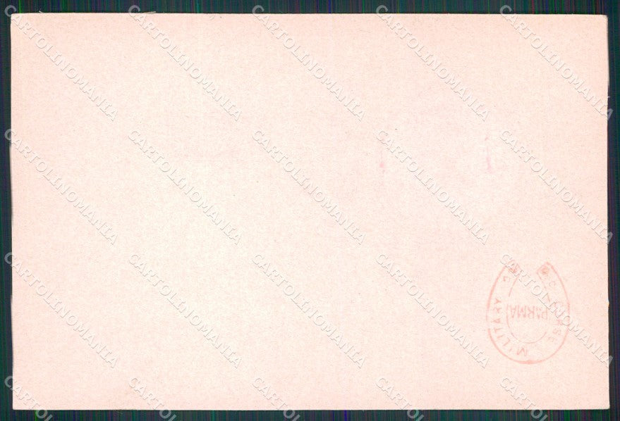 Militari 1° Reggimento Artiglieria da Fortezza cartolina XB6642 – retro