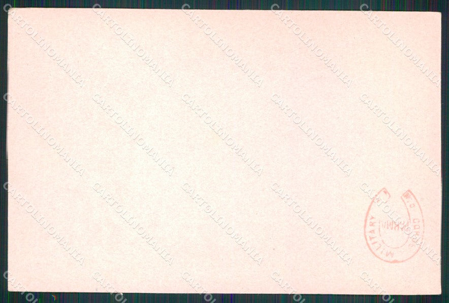 Militari 1° Reggimento Artiglieria da Fortezza cartolina XB6643 – retro