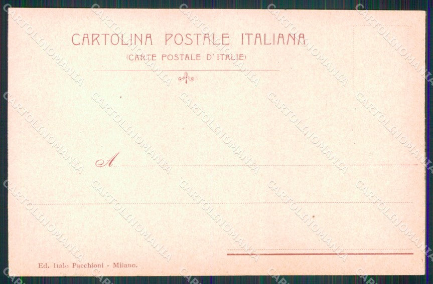 Militari 1° Reggimento Artiglieria Fortezza cartolina XB6651 – retro