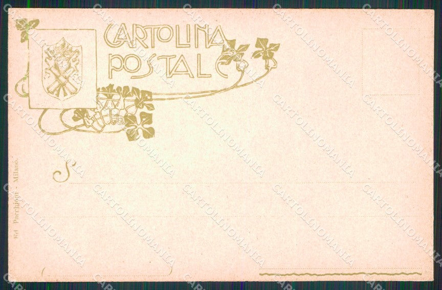 Militari 1° Reggimento Artiglieria Fortezza cartolina XB6655 – retro