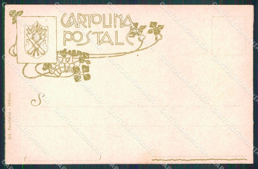Militari 1° Reggimento Artiglieria da Fortezza cartolina XB6657 – retro