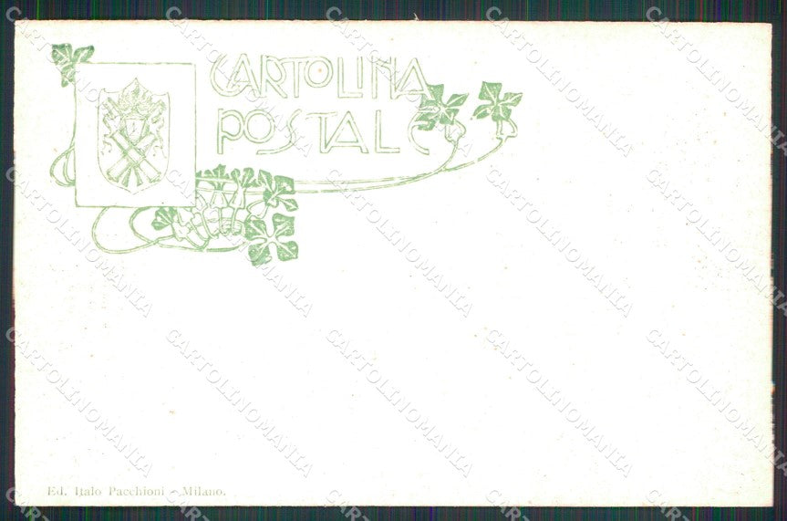 Militari 1° Reggimento Artiglieria da Fortezza cartolina XB6658 – retro