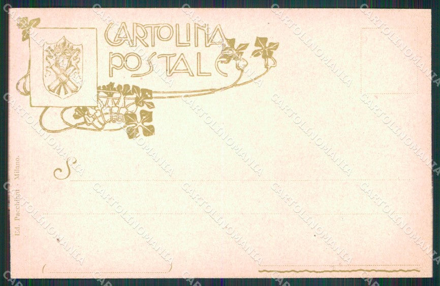 Militari 1° Reggimento Artiglieria da Fortezza cartolina XB6662 – retro
