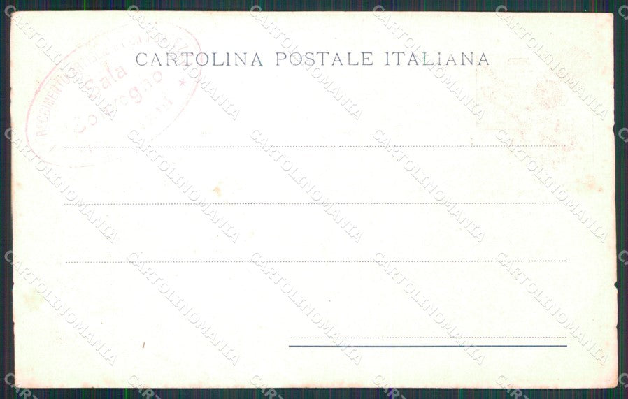 Militari 1° Reggimento Artiglieria da Fortezza cartolina XB6665 – retro