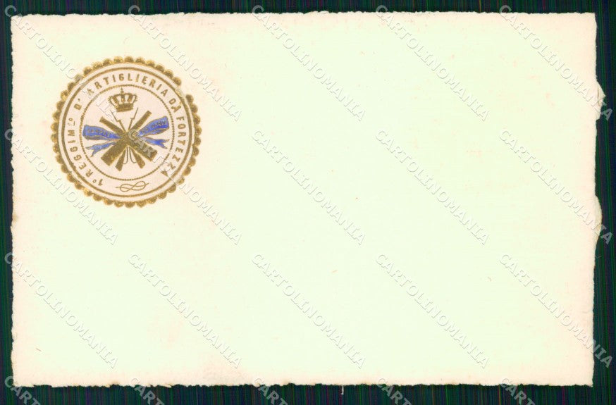 Militari 1° Reggimento Artiglieria da Fortezza cartolina XB6671 – fronte