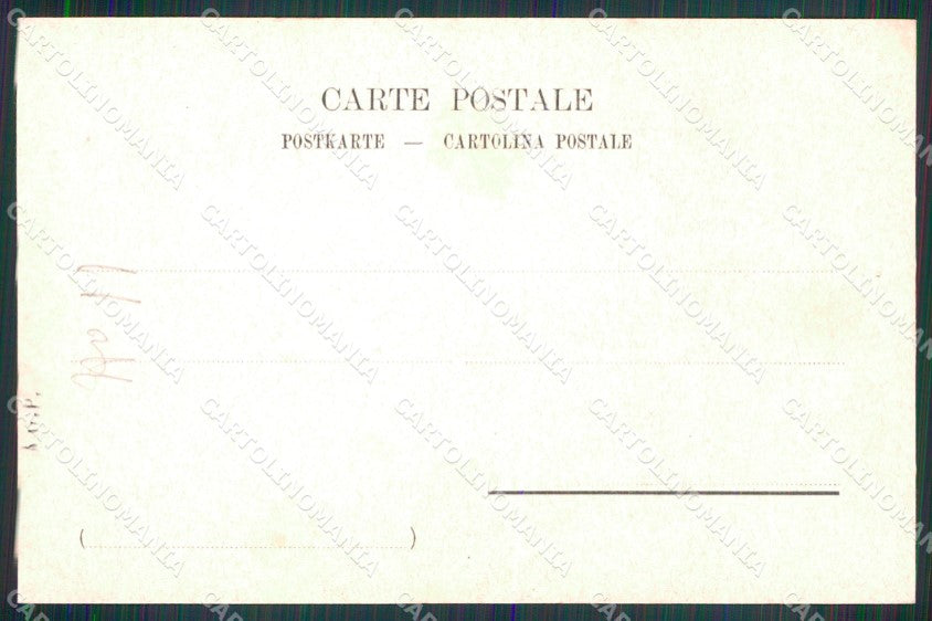 Militari 1° Reggimento Artiglieria da Fortezza cartolina XB6674 – retro