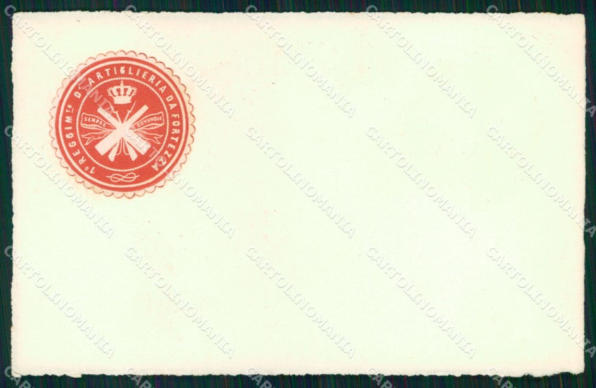 Militari 1° Reggimento Artiglieria da Fortezza cartolina XB6681 – fronte