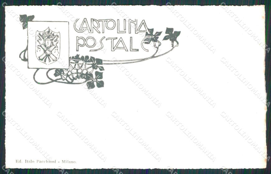 Militari 1° Reggimento Artiglieria da Fortezza cartolina XB6682 – retro