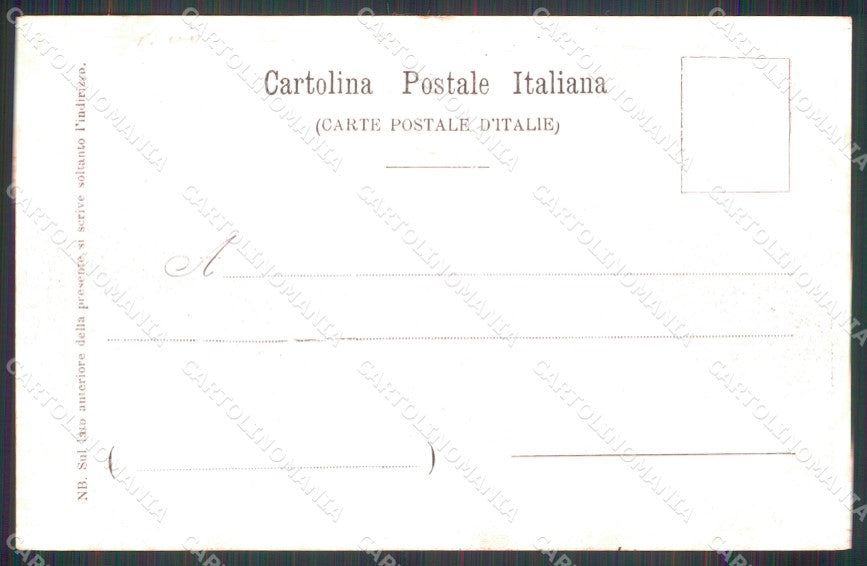Militari Brigata Artiglieria da Fortezza Roma Rossi cartolina XB6692 – retro