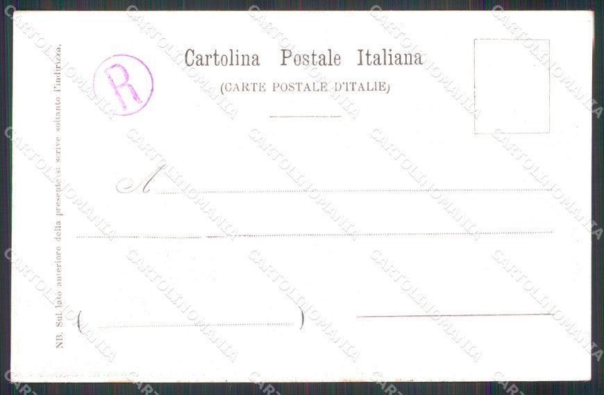 Militari Brigata Artiglieria da Fortezza Roma Rossi cartolina XB6694 – retro