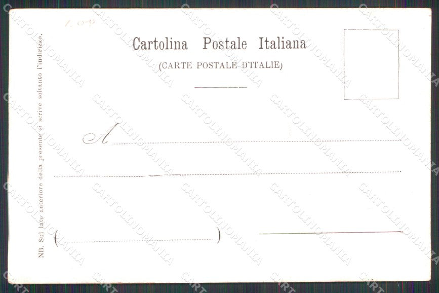 Militari Brigata Artiglieria da Fortezza Roma Rossi cartolina XB6698 – retro