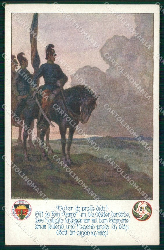 Militari Propaganda Kutzer Deutscher Schulverein 661 cartolina XB6746 – fronte