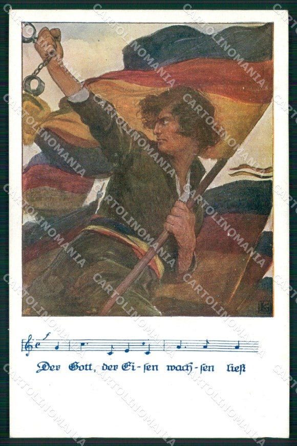 Militari Propaganda K. F. Gsur Deutscher Schulverein 1377 cartolina XB6753 – fronte