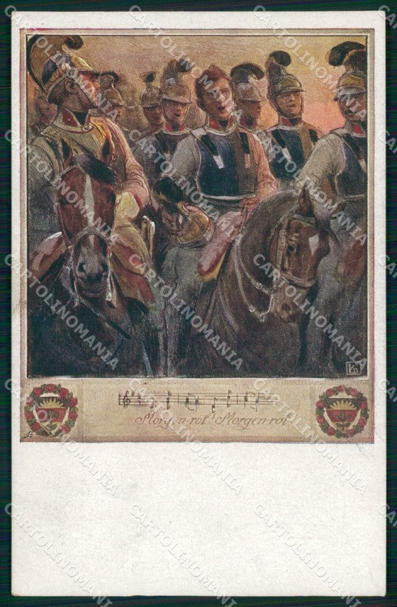 Militari Propaganda K. F. Gsur Deutscher Schulverein 558 cartolina XB6756 – fronte