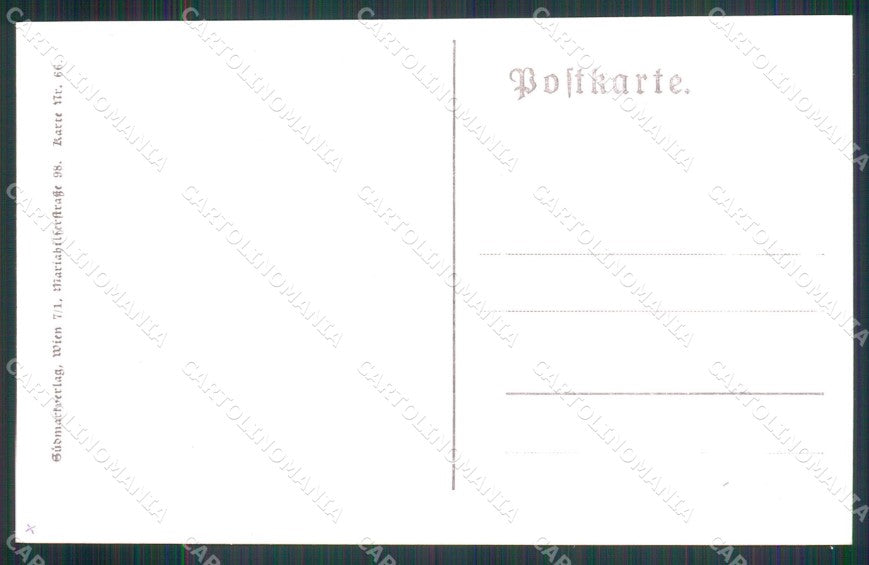 Artist Signed PA Propaganda Deutschland hoch in Ehren cartolina XB6765 – retro