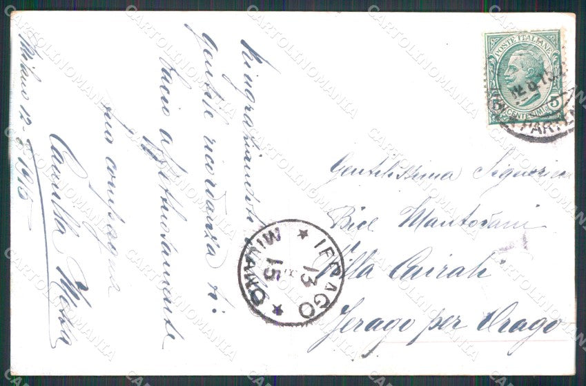 WW1 WWI Propaganda Finalmente Tricolore cartolina XB6779 – retro