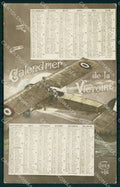 WW1 WWI Propaganda Francese Calendario 1917 Aviazione Foto cartolina XB6802 – fronte