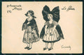 WW1 WWI Propaganda Italiana Assistenza Bambini Alsazia Caramba cartolina XB6821 – fronte