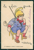 WW1 WWI Propaganda Assistenza Bambini Paola Bologna PIEGA cartolina XB6831 – fronte