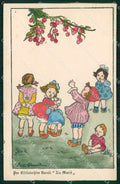 WW1 WWI Propaganda Italiana Assistenza Bambini Lina Gherardi cartolina XB6832 – fronte