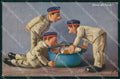 Artist Signed Illustratori Soldier F Hildebrant Oilette cartolina XB6862 – fronte