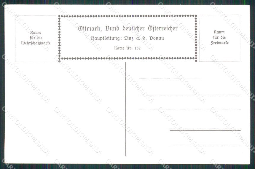 WW1 Austrian Propaganda Soldat Deutscher Österreicher 132 cartolina XB6864 – retro