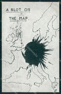 WW1 WWI British Propaganda Anti German DSP CREASED cartolina XB6875 – fronte