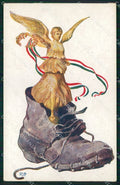 WW1 WWI Propaganda Italiana Passo della Vittoria Milano R. P. cartolina XB6893 – fronte