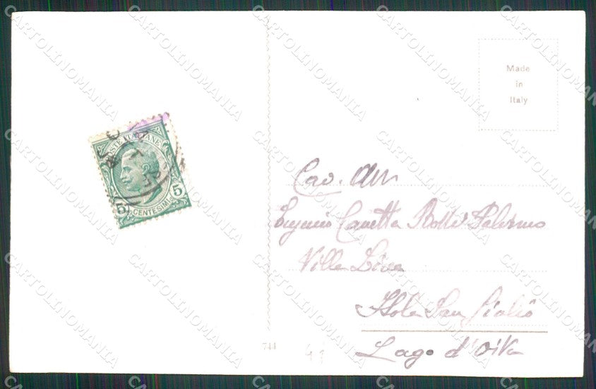 WW1 WWI Propaganda Italiana Pace Pizzolato cartolina XB6894 – retro