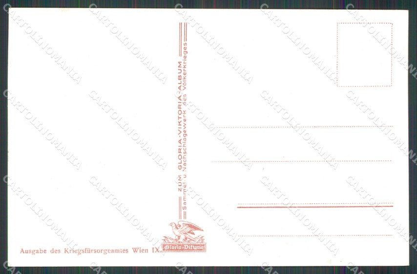 WW1 WWI Austrian Propaganda Ausgabe des Kriegsfürsorgeamtes cartolina XB6920 – retro
