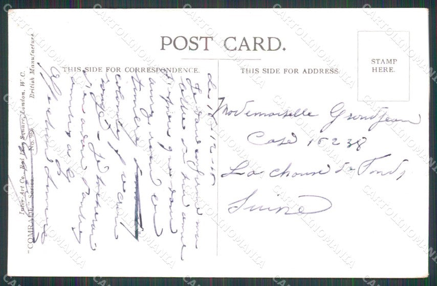 Artist Signed WW1 British Propaganda Children Fred Spurgin 964 cartolina XB6944 – retro